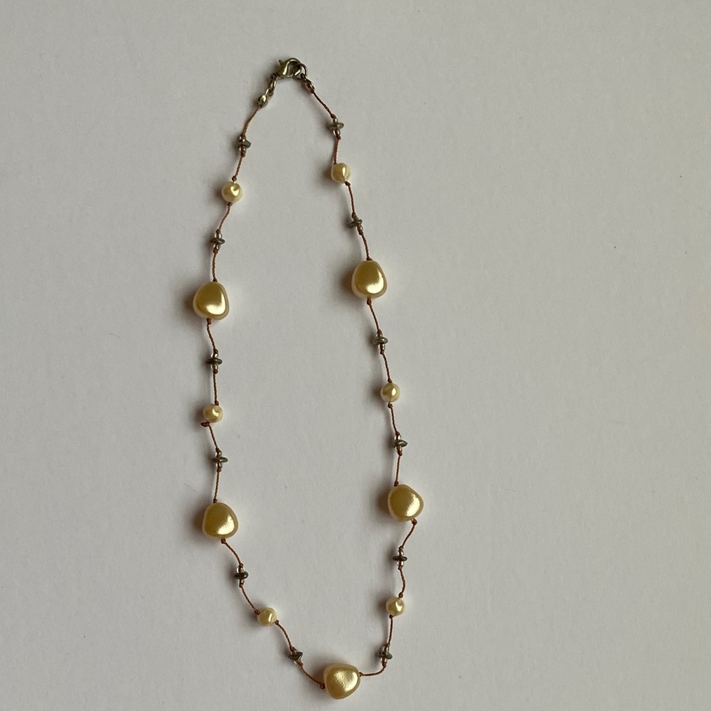 Hand-Knotted Pearl-Style Necklace